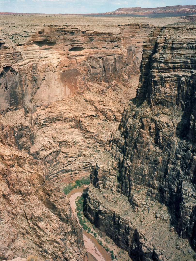 Bend in the canyon