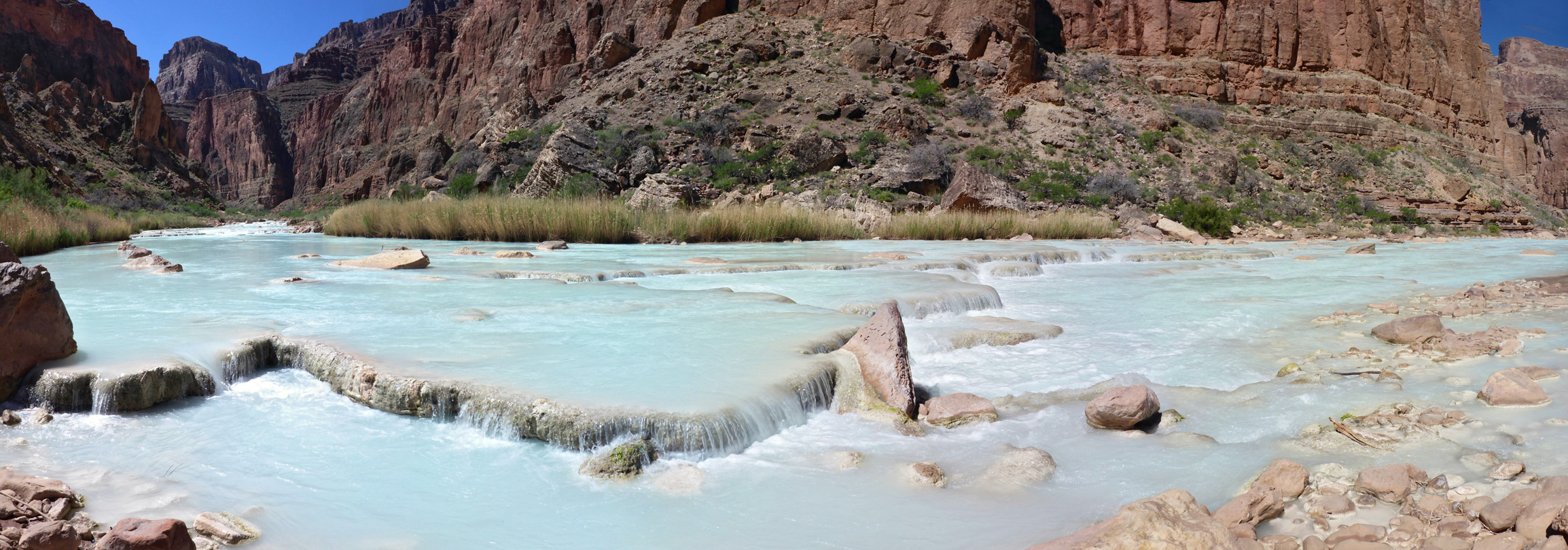 The river, near Big Canyon