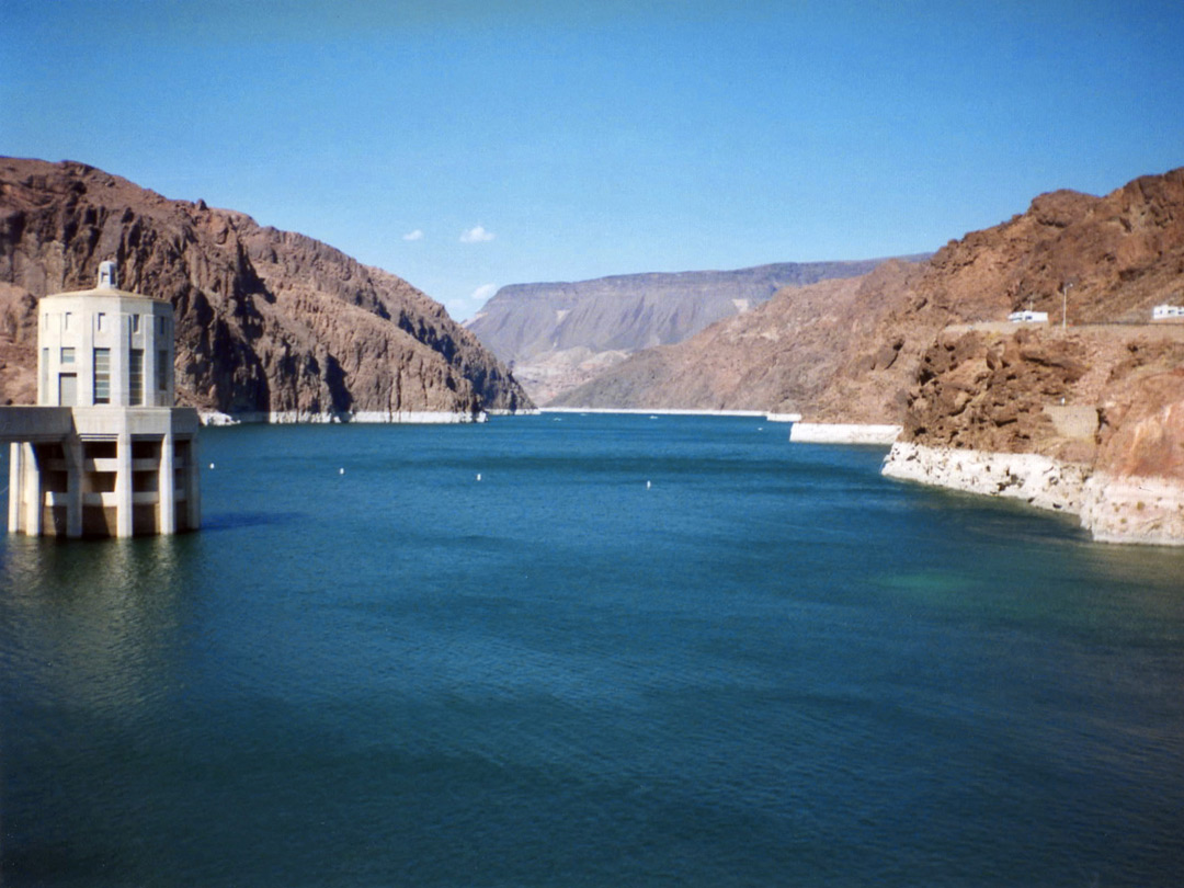View from the top of the dam