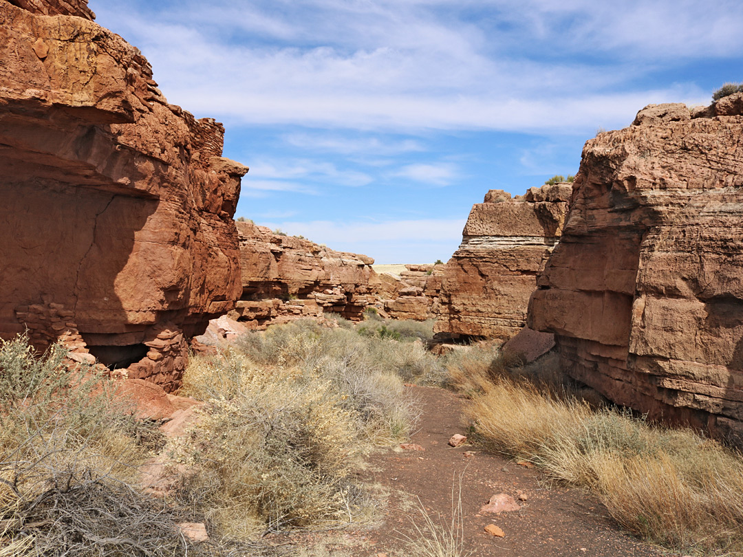 Canyon below Lomaki
