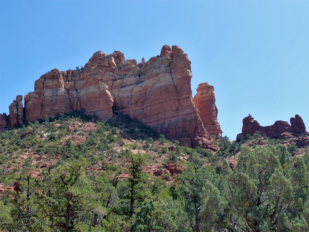 Red cliffs