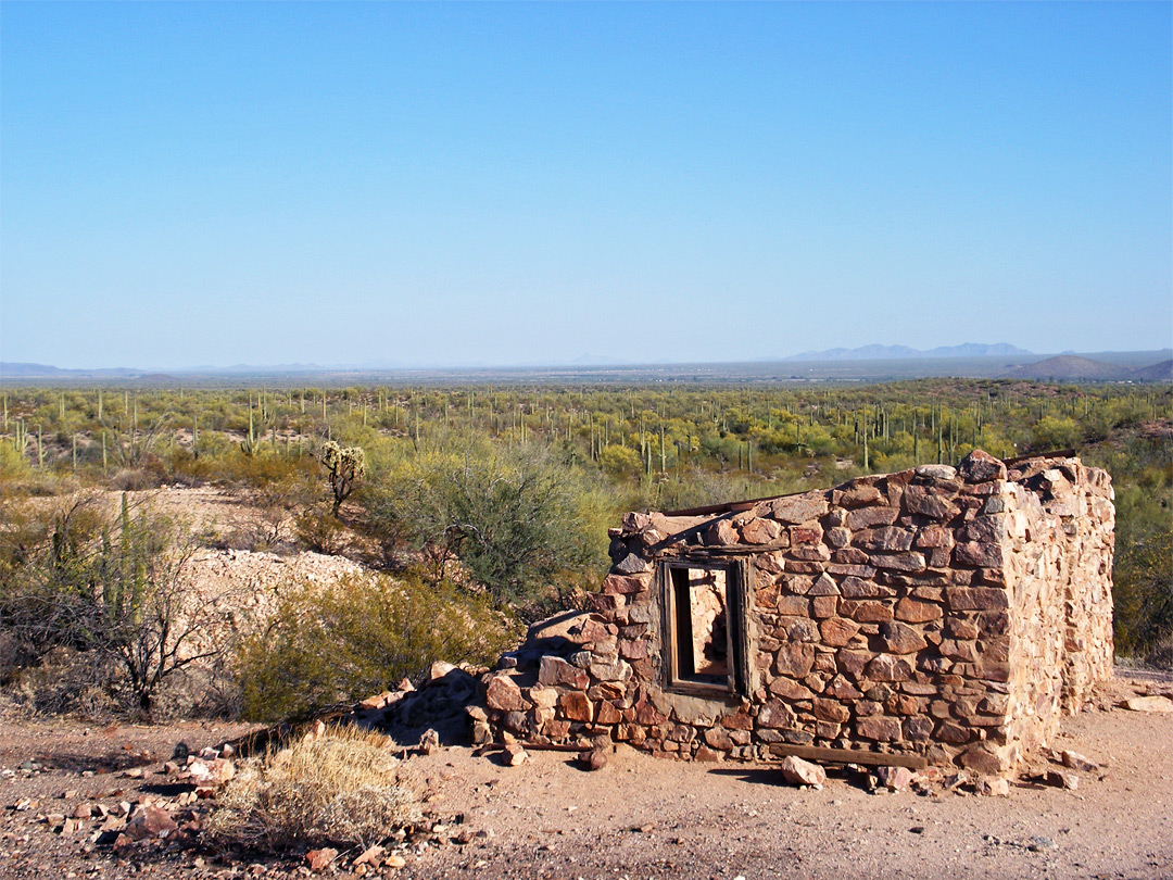 Ruined stone building