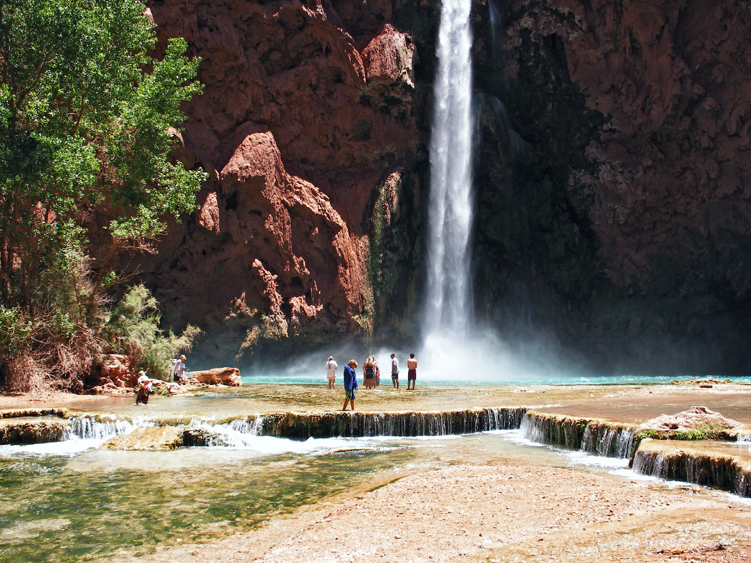 Terrace below Mooney Falls