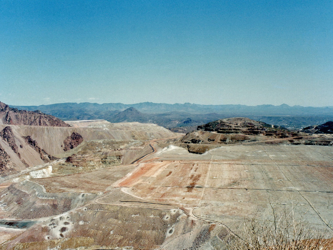 Morenci Mine - view south