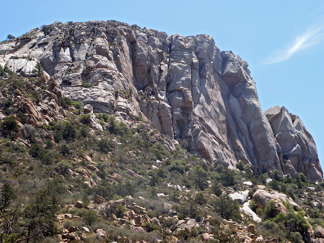 South face of the mountain