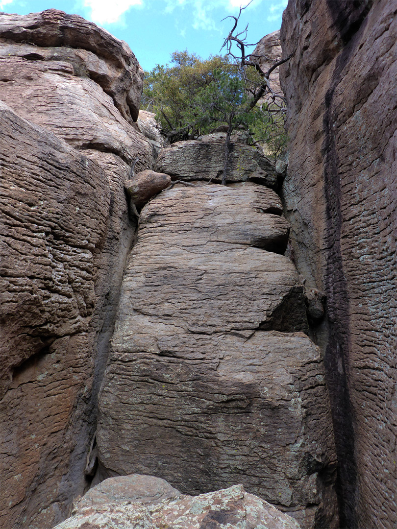 Vertical rock faces