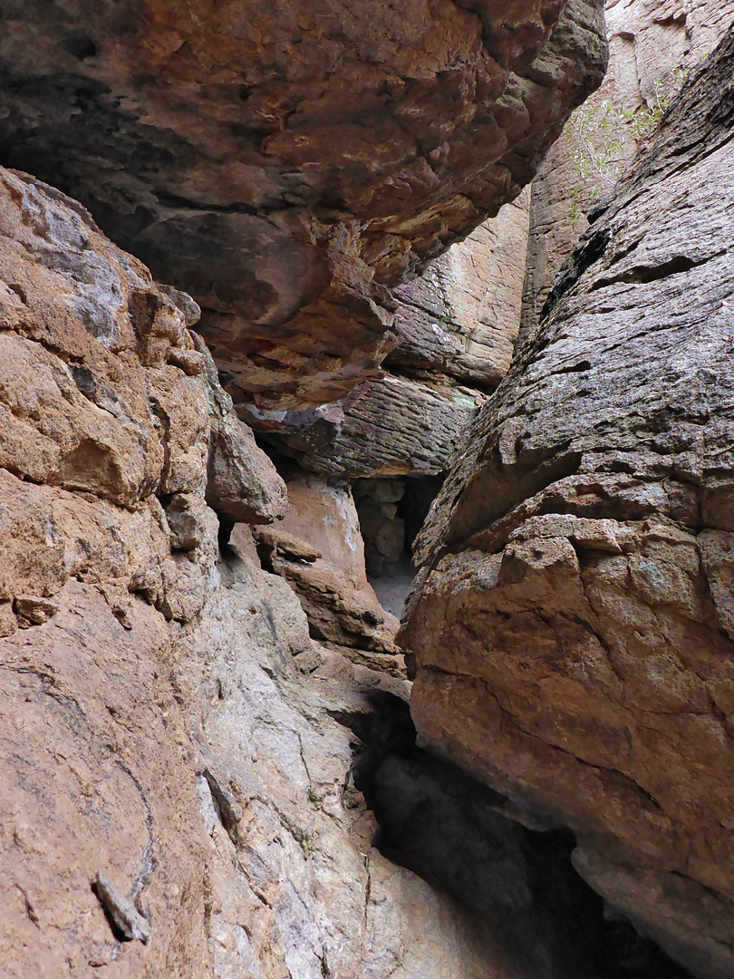 Below the bridge