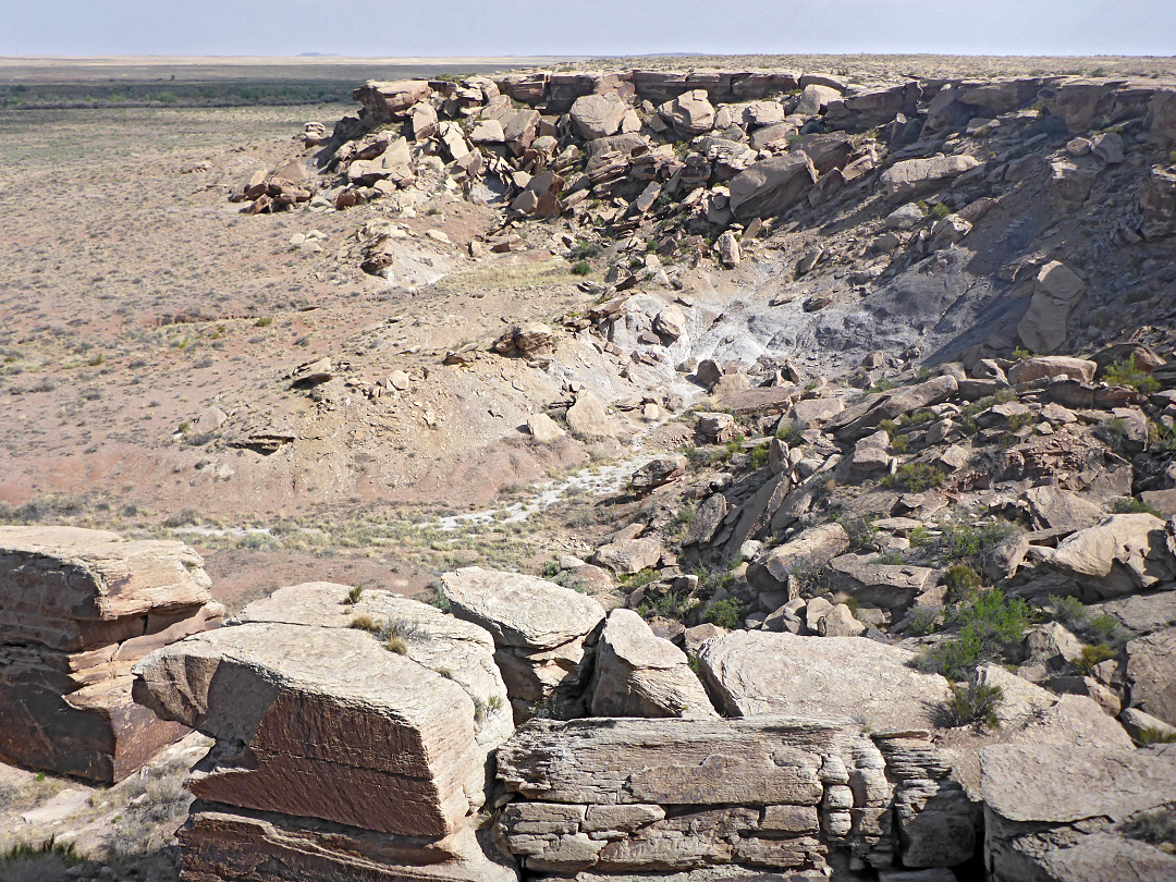 View north over Newspaper Rock