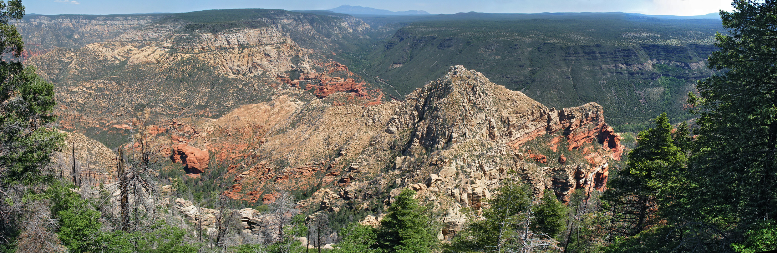 Panorama of upper Oak Creek