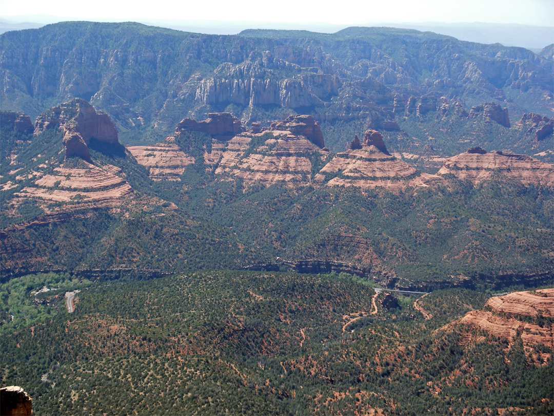 Munds Mountain and Oak Creek Canyon