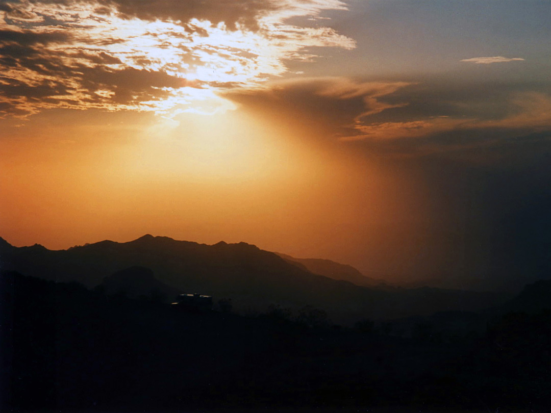 Sunset above Oatman