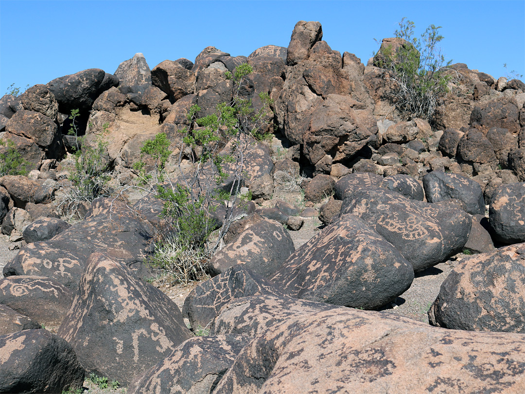 Jumbled boulders