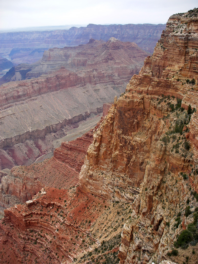 View east towards Seventyfive Mile Creek