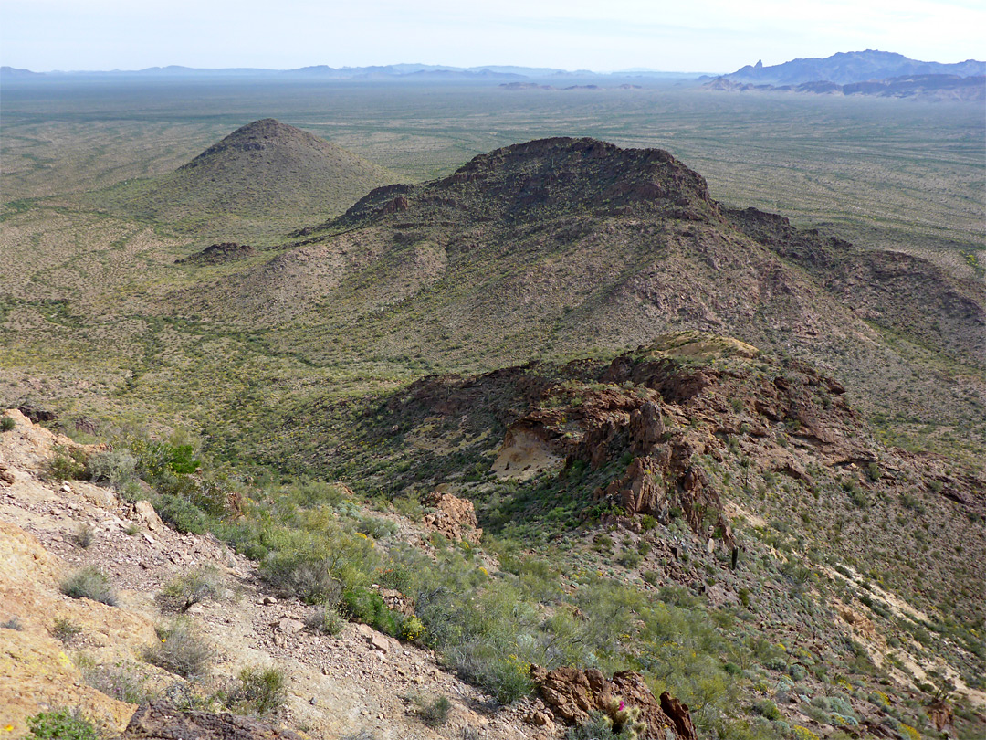 The summit - view north