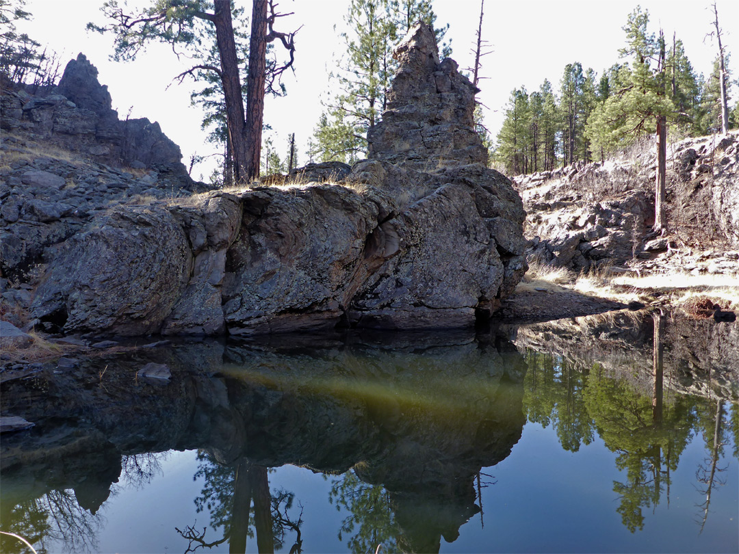 Basalt cliff