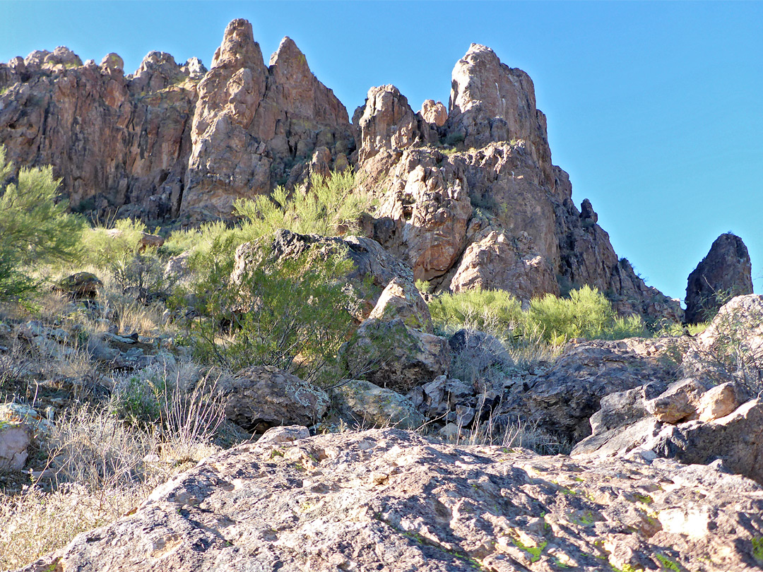 Rocky slopes