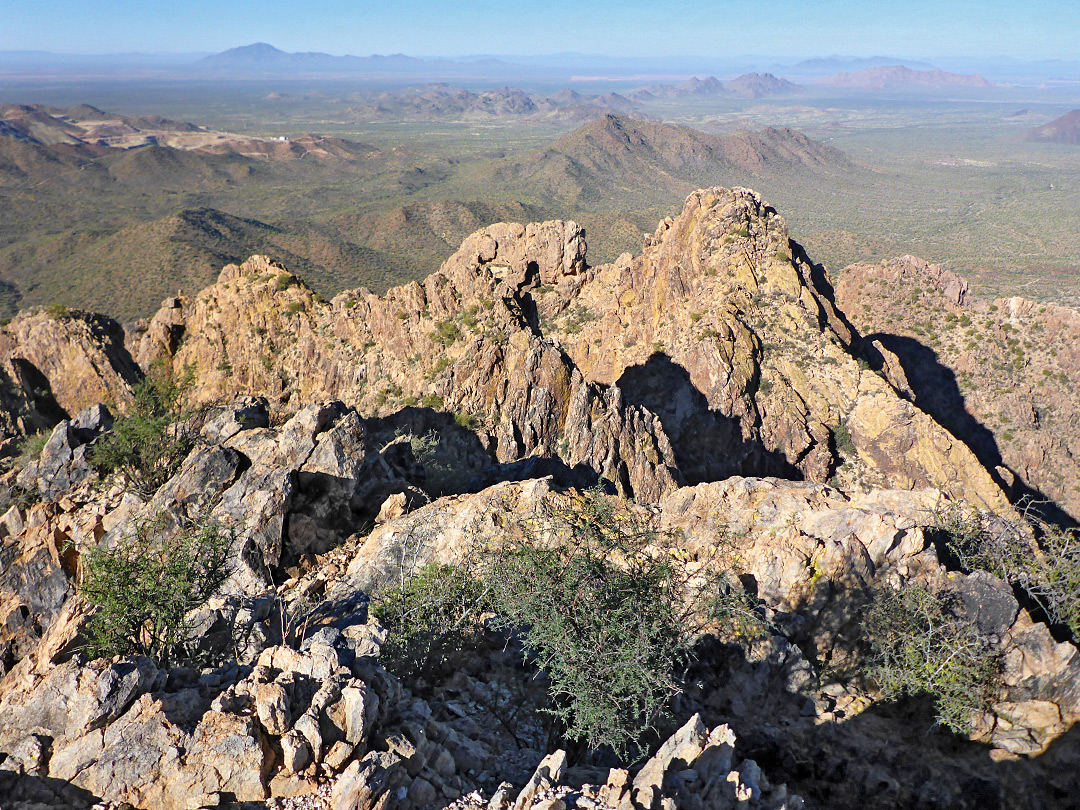 The view west