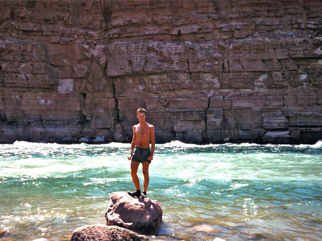 Cliffs at the campsite