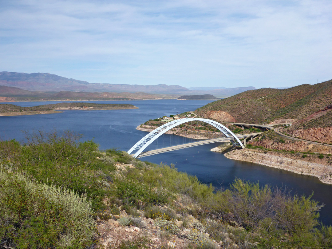 Hillsides above the Hwy 188 bridge