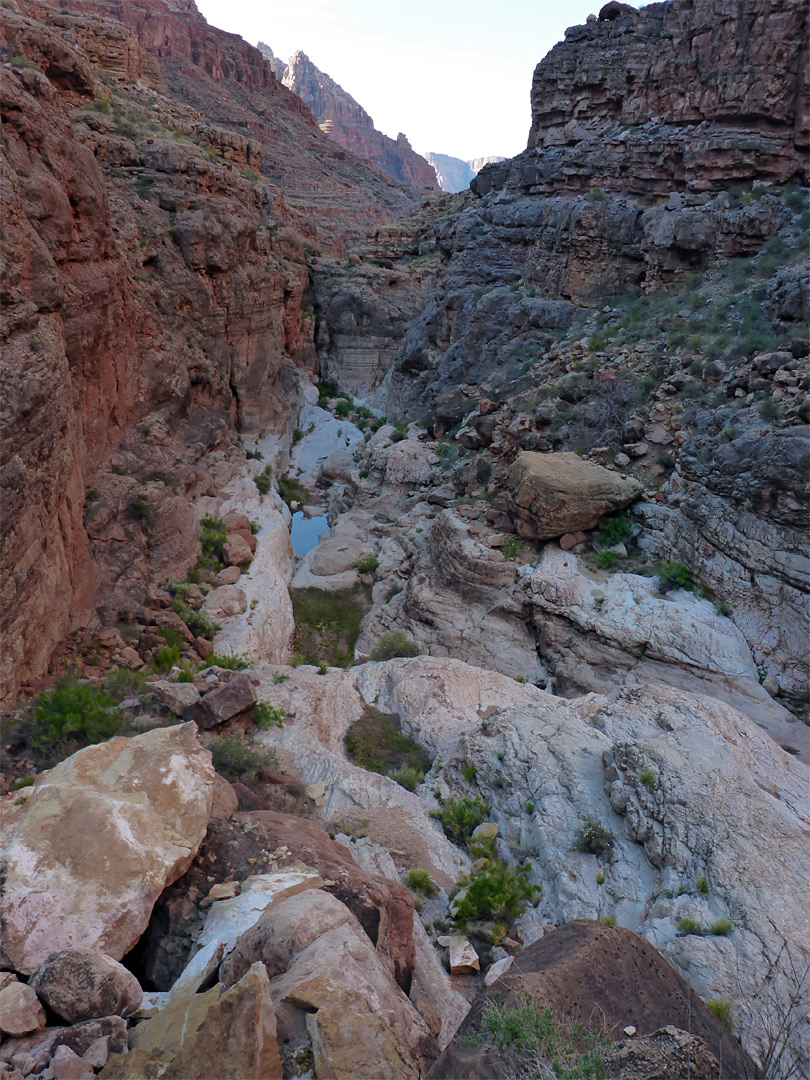 Cliff-bound gorge