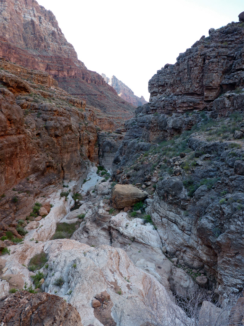 Above a dryfall