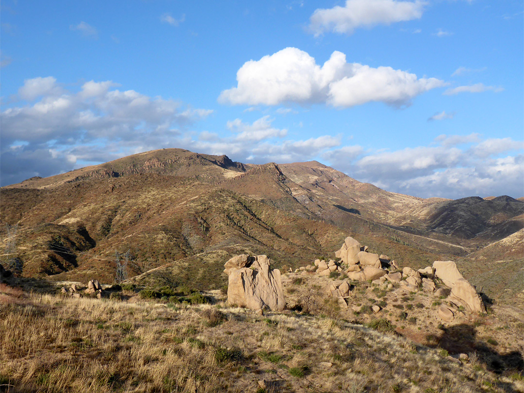 Clouds above the hills