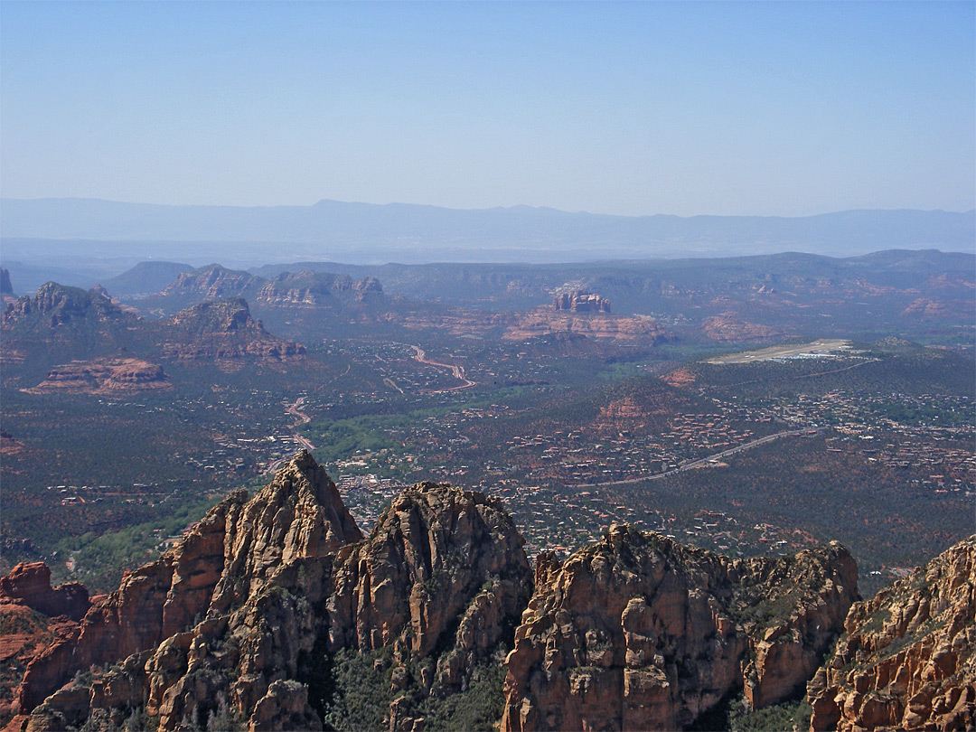 Distant view of Sedona