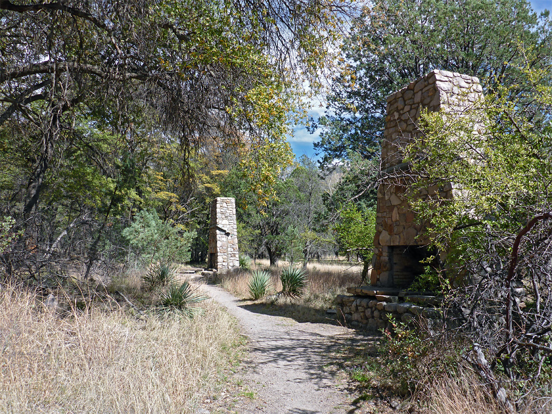 Chimneys beside Silver Spur Meadow