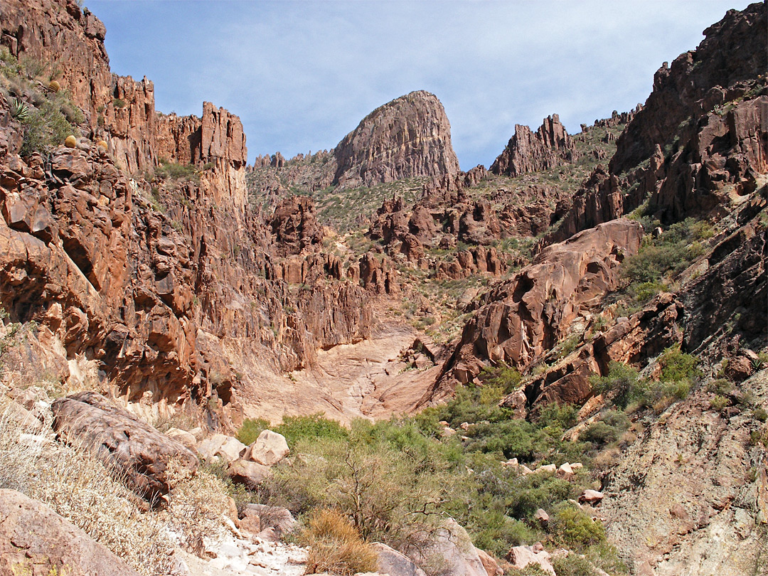 End of the Siphon Draw trail Lost Dutchman State Park Arizona
