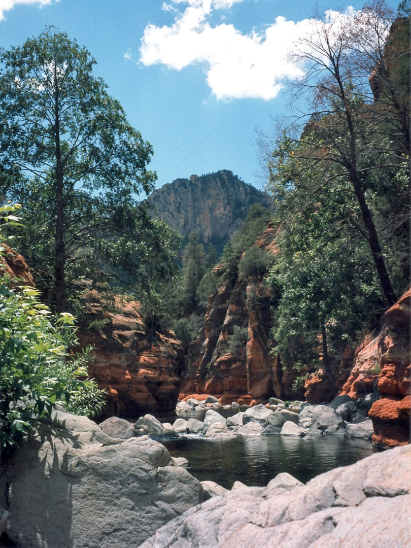 Upstream of Slide Rocks