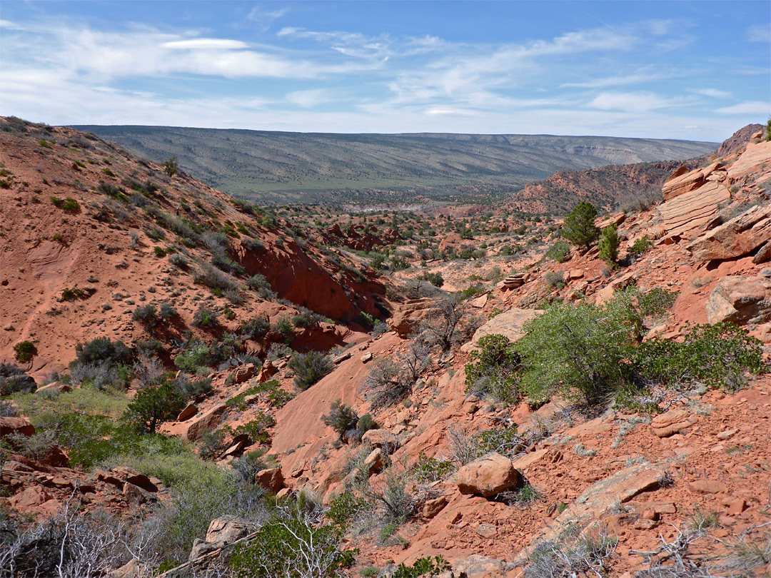 Ravine below the arch