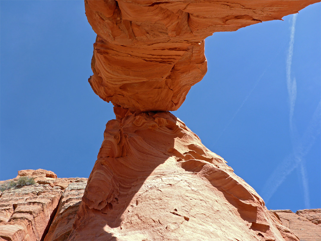 Underneath the arch