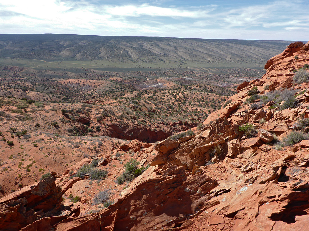 Jagged sandstone