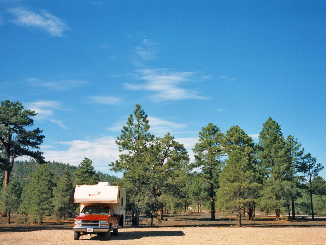 Camping near Painted Desert Vista