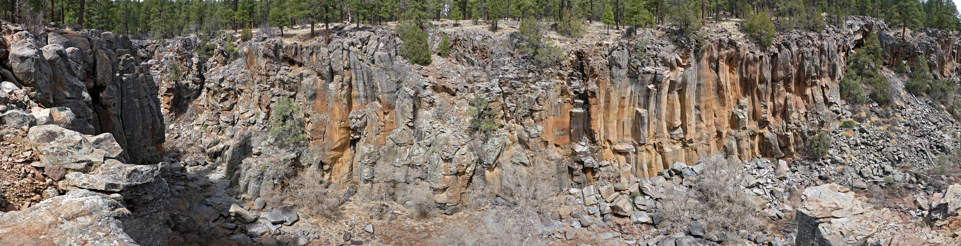 Orange-grey basalt