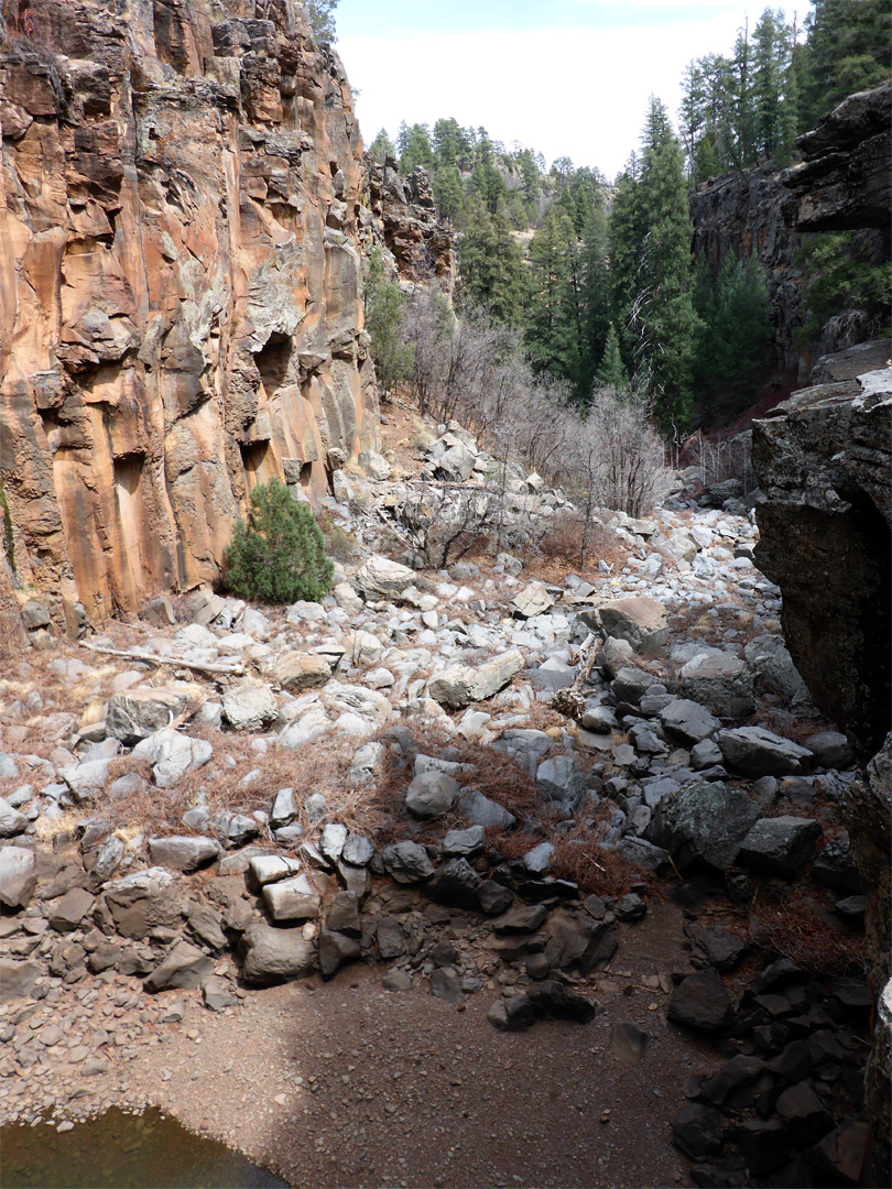 Boulders in the south fork