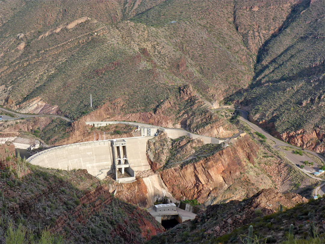 Above Theodore Roosevelt Dam