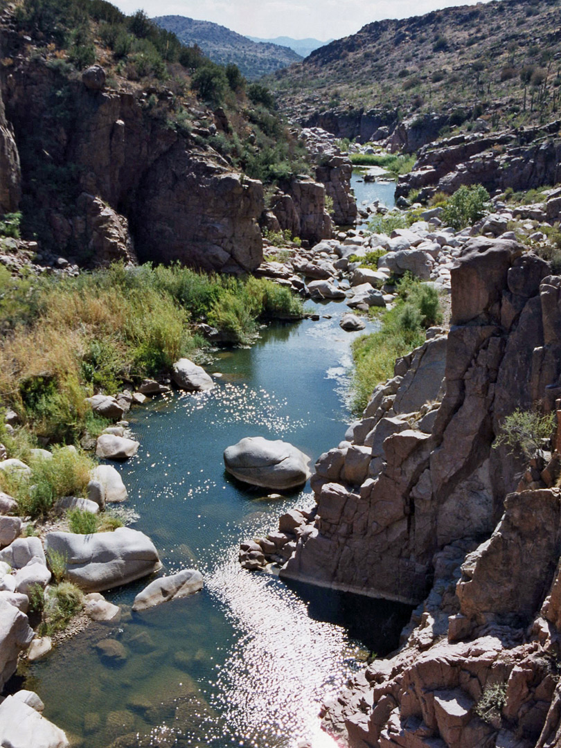 View downstream