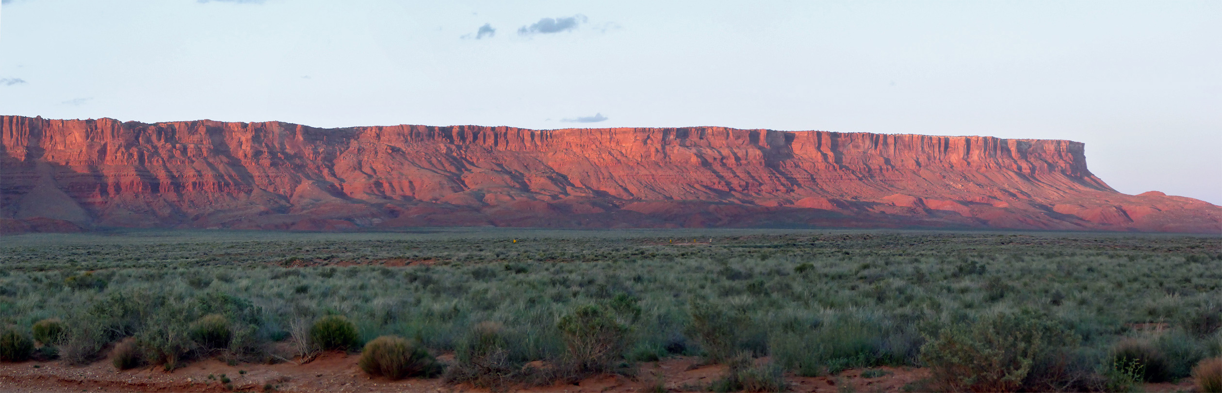 Vermilion Cliffs at sunset