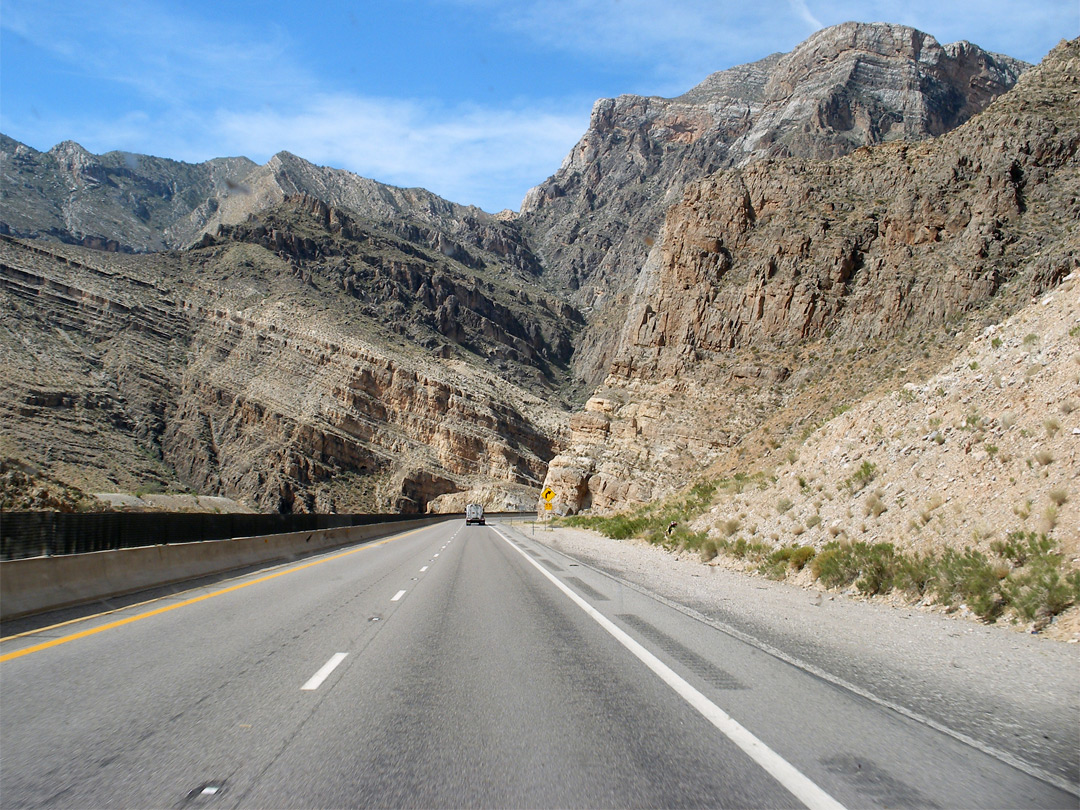 I-15 through the mountains: the Beaver Dam Mountains, Arizona