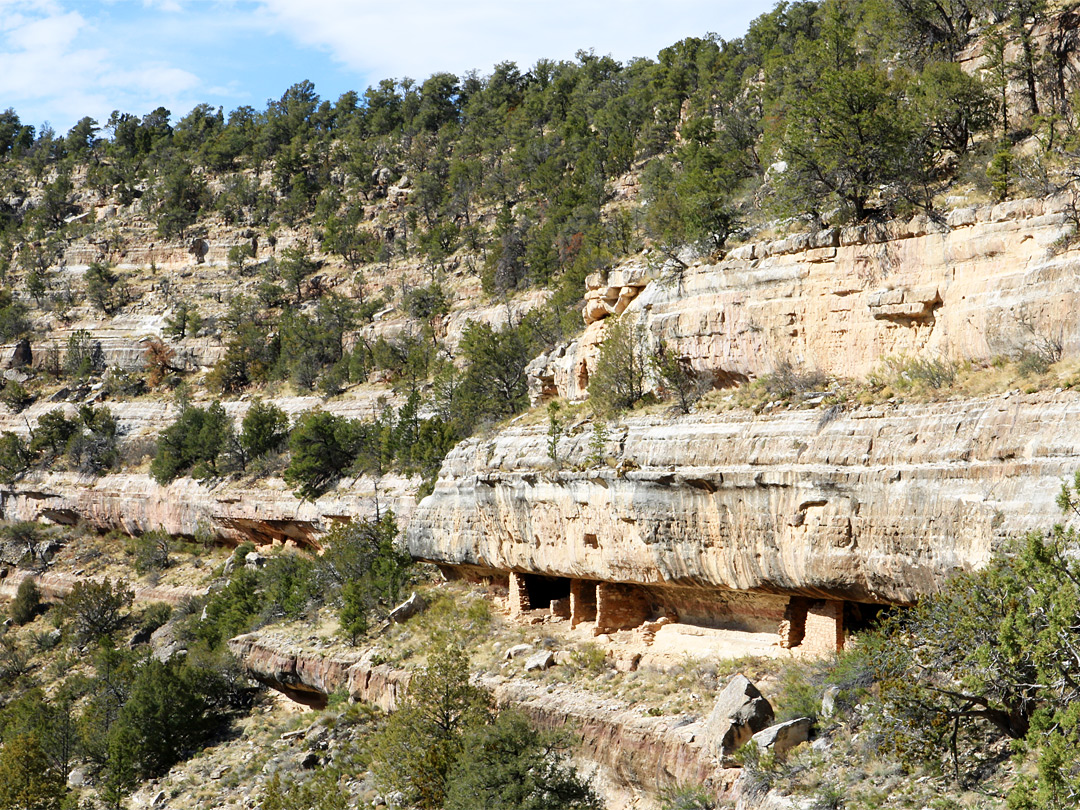 Downstream ruins