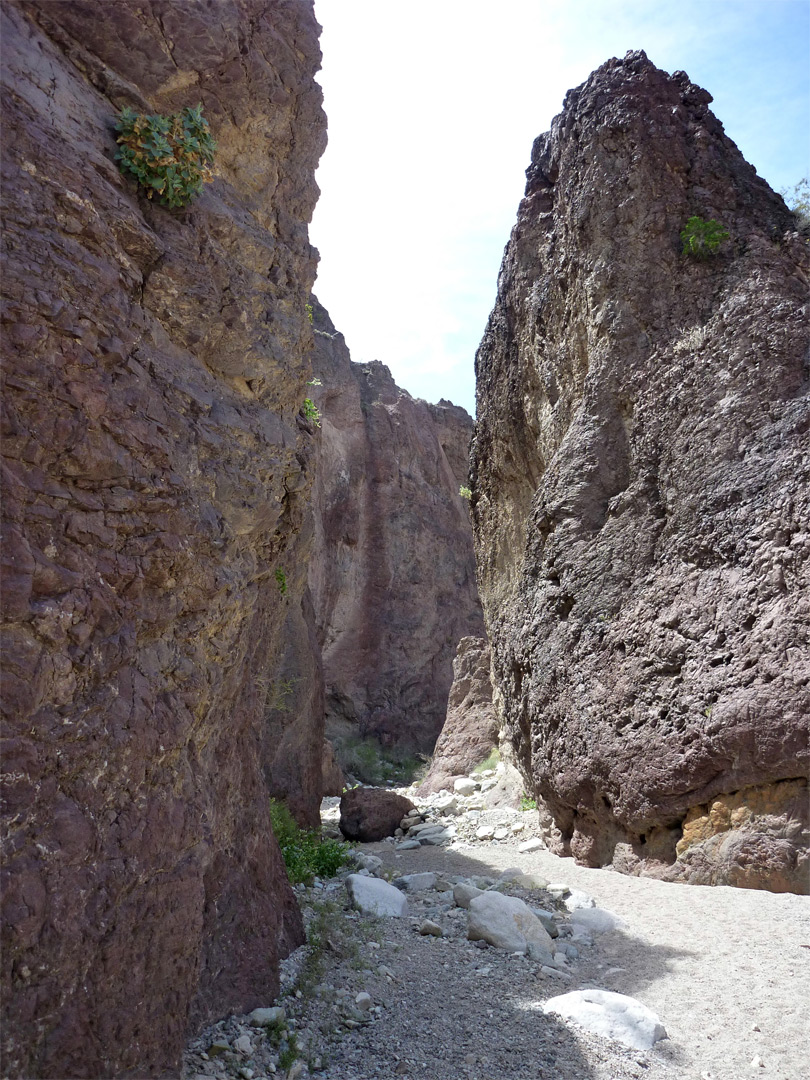 Narrow canyon