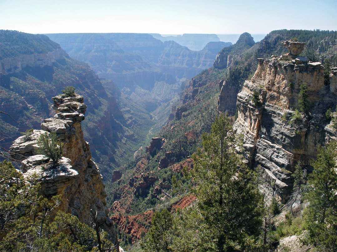 Limestone cliffs