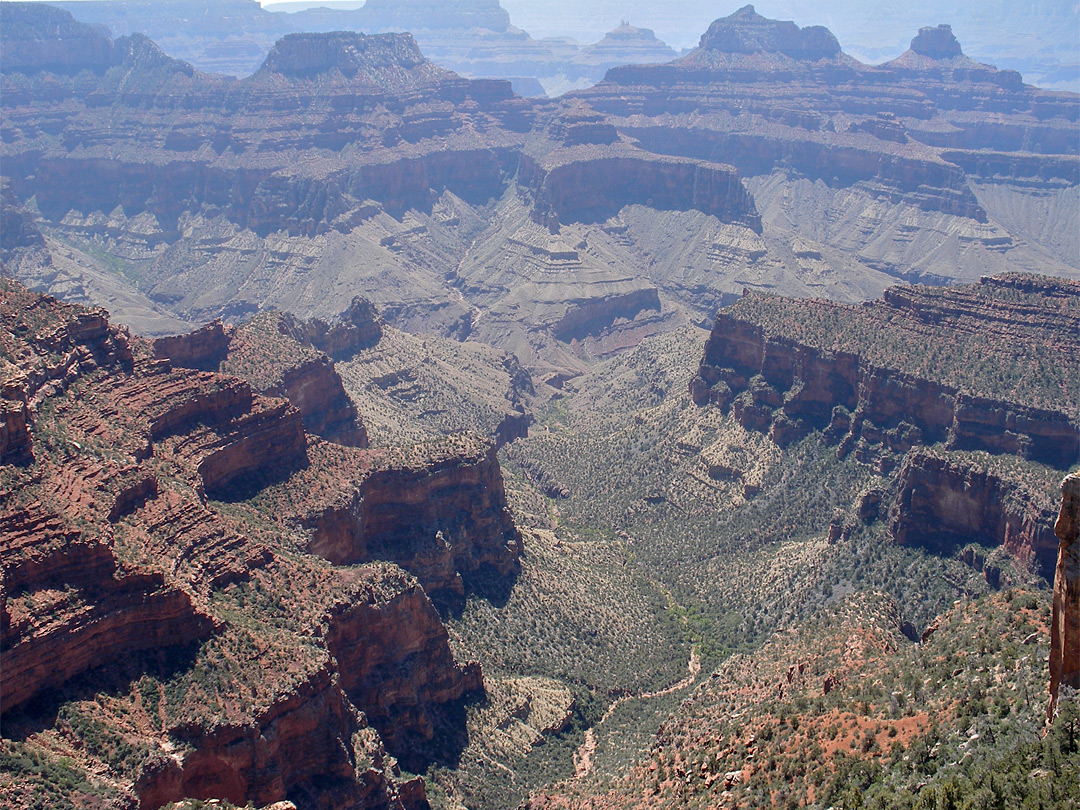 Bright Angel Canyon, Ribbon Falls tributary