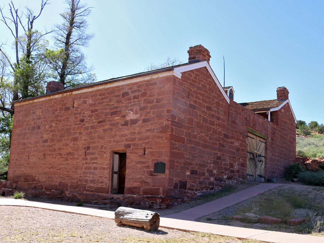 East side of the fort