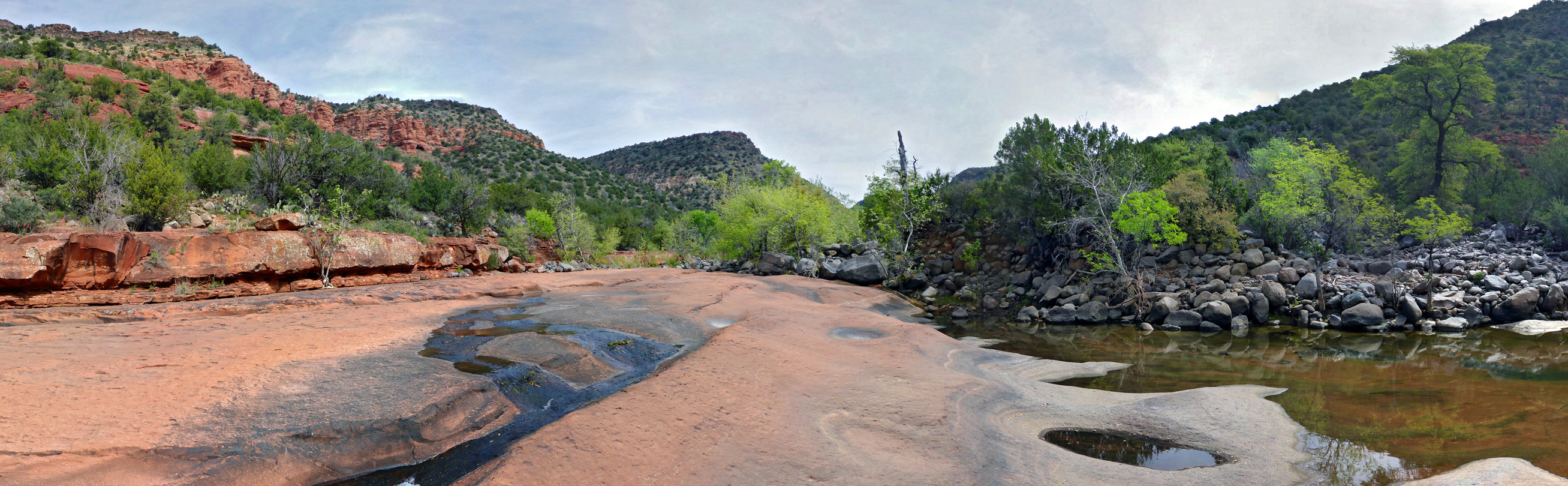 The streambed