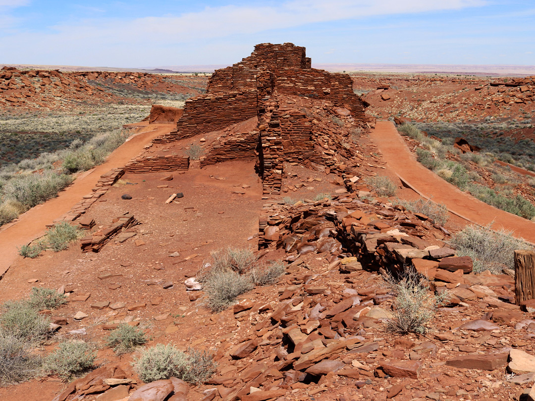 Ruins on a ridge