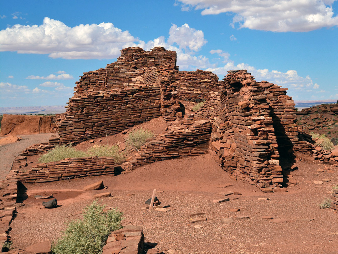 North side of Wupatki Pueblo