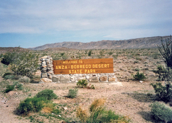 The southern park entrance