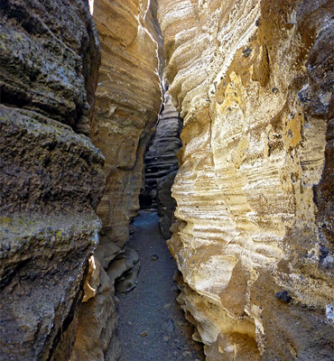 Orange-yellow rocks